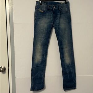 Diesel Livy Classic Blue Denim Pants Hipster Y2K W27 L30 008C2